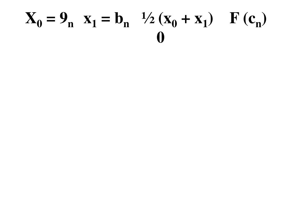 x 0 9 n x 1 b n x 0 x 1