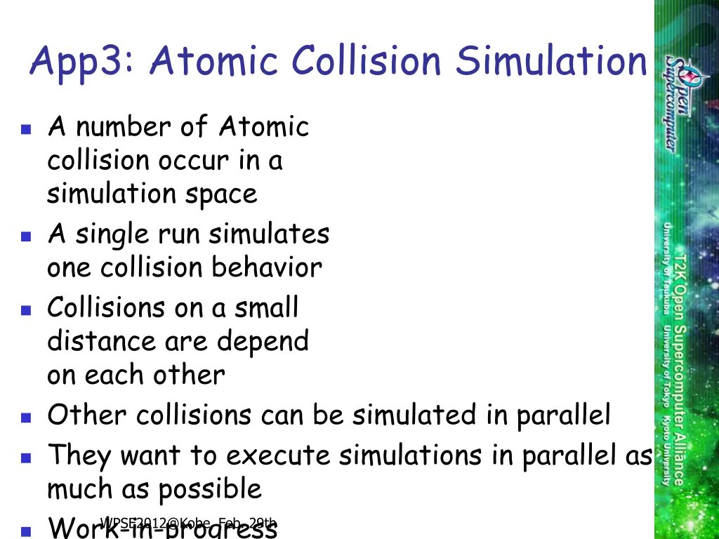 app3 atomic collision simulation