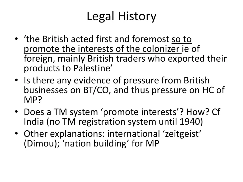 legal history 1