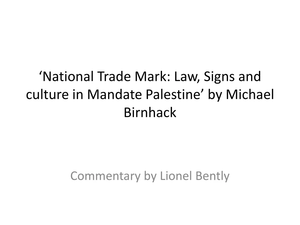 national trade mark law signs and culture