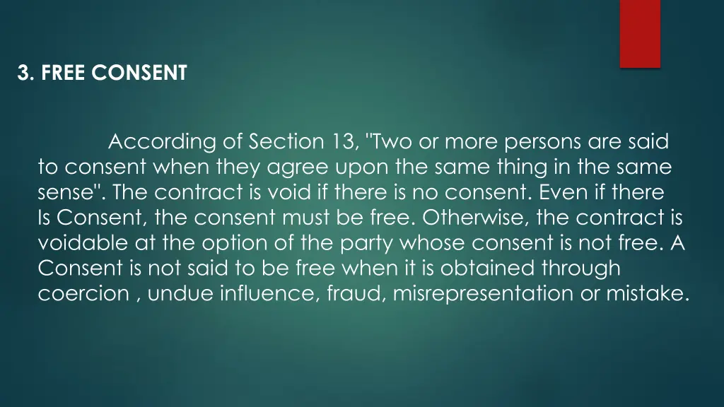 3 free consent