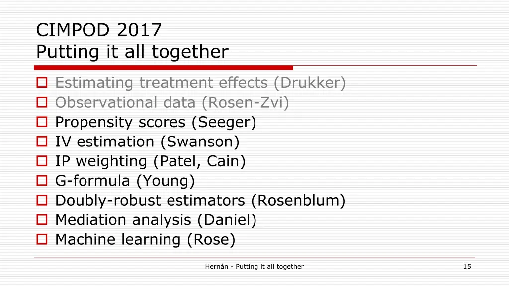 cimpod 2017 putting it all together 1
