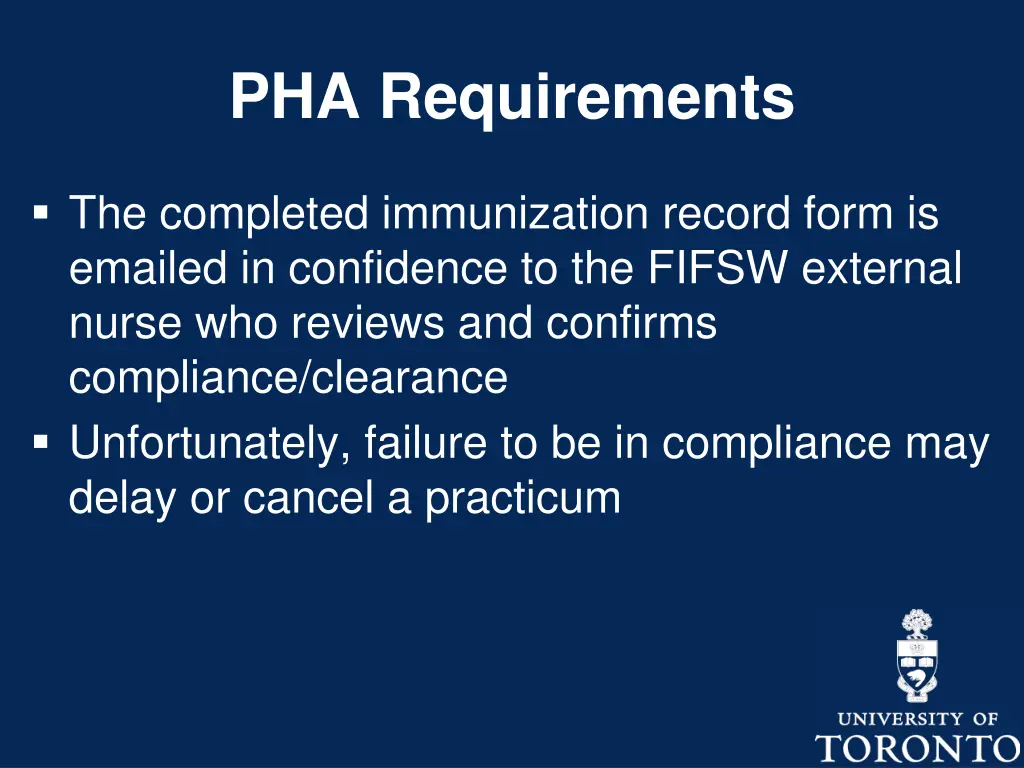 pha requirements 1