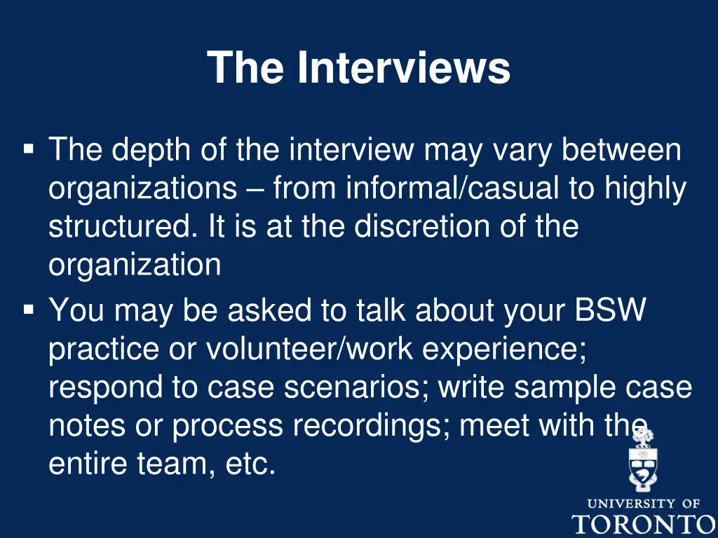 the interviews 3