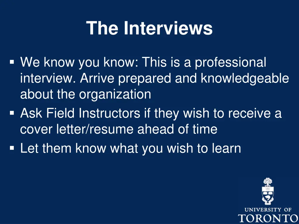 the interviews 4
