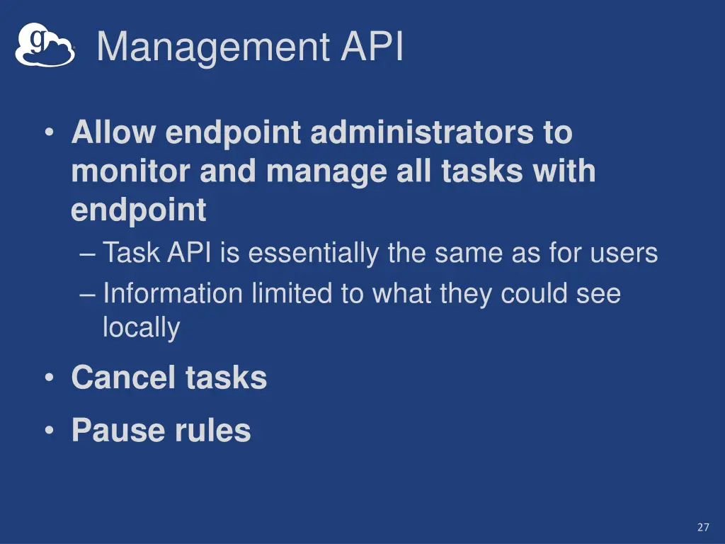 management api
