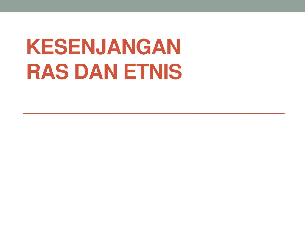 kesenjangan ras dan etnis