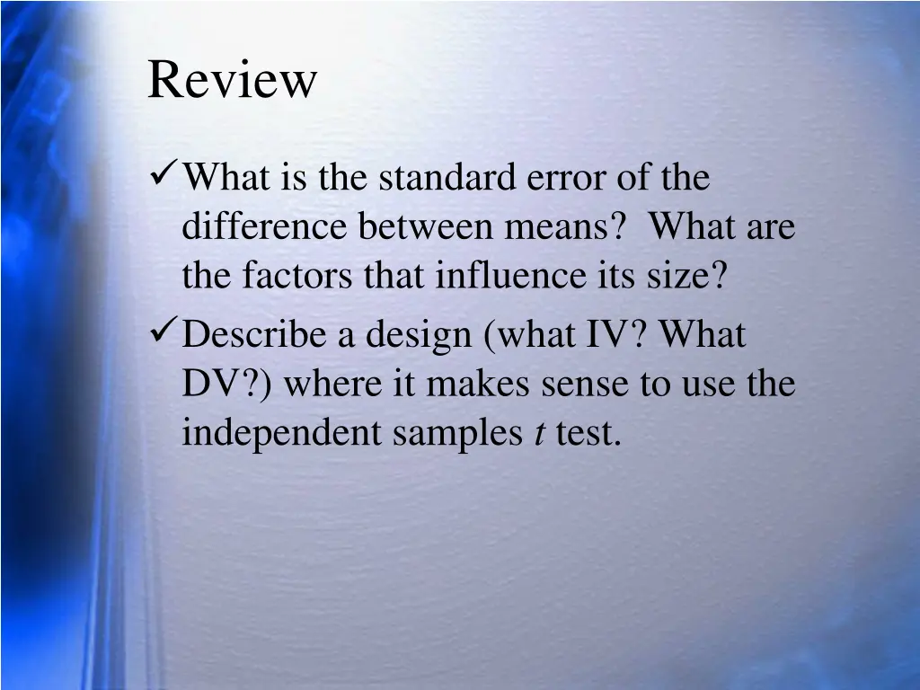 review 1