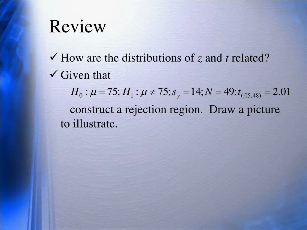 review