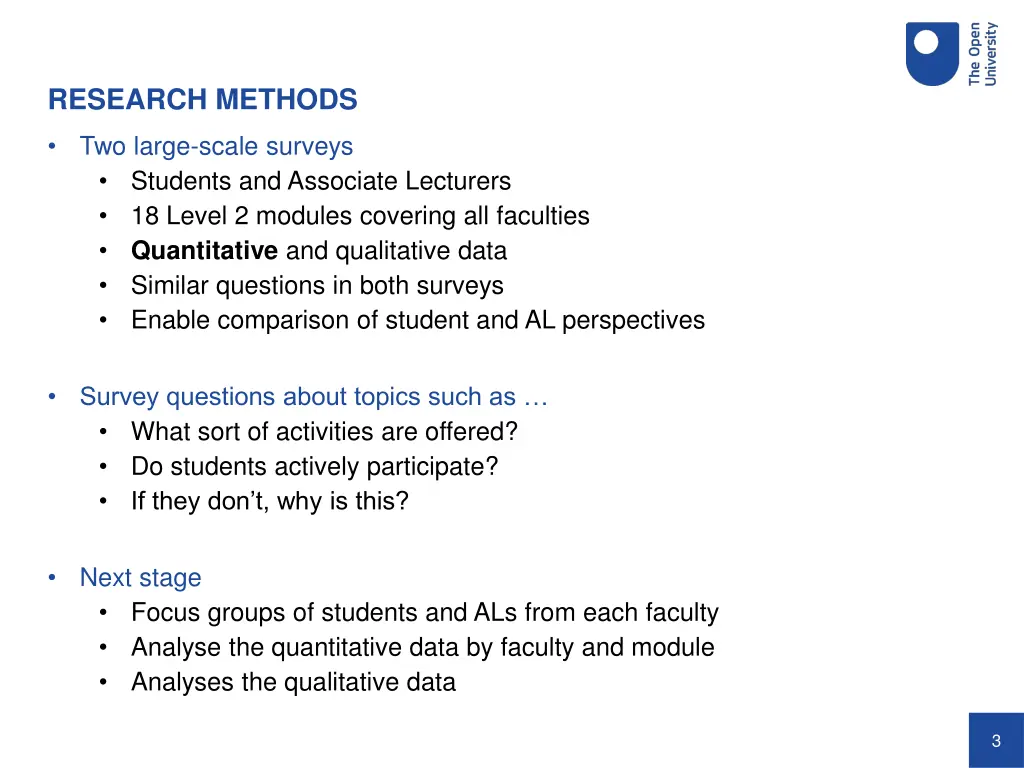 research methods