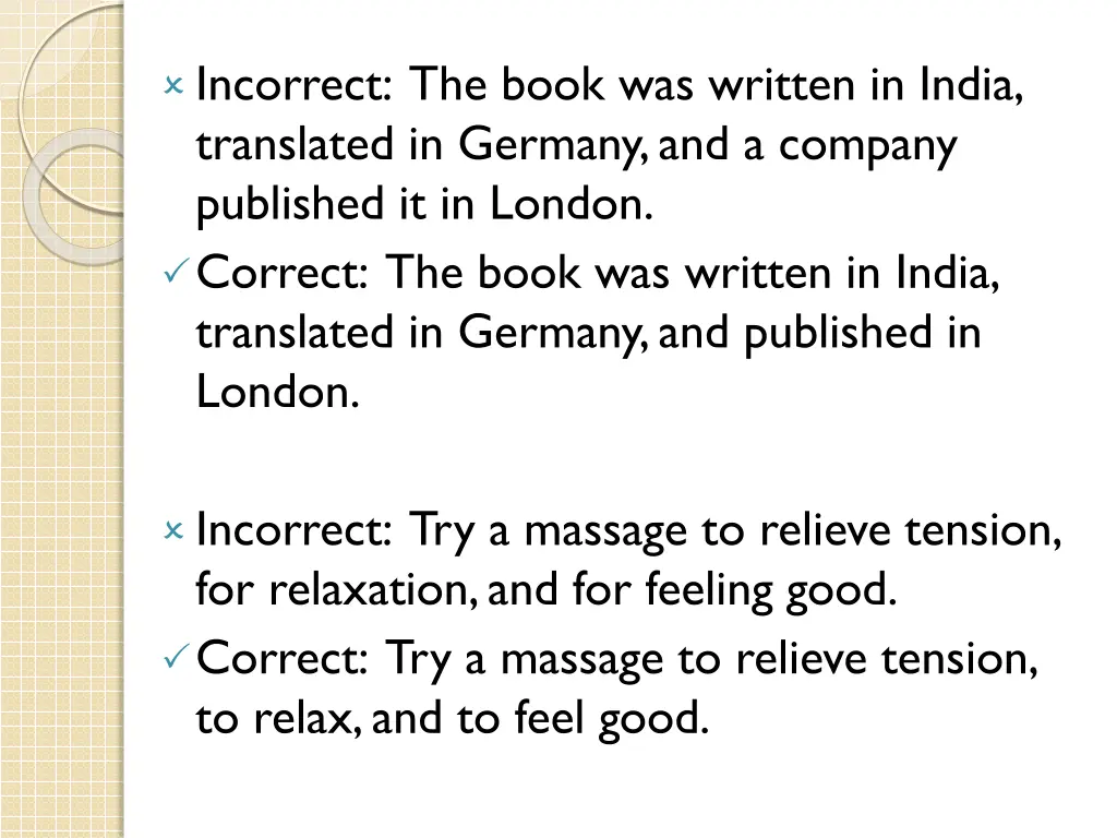 incorrect the book was written in india