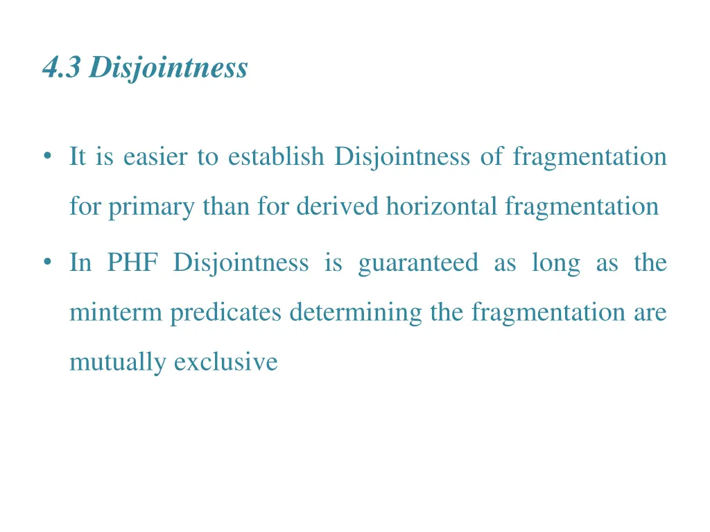 4 3 disjointness