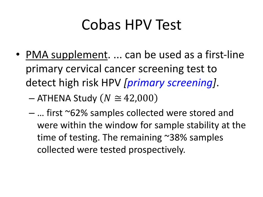 cobas hpv test 1