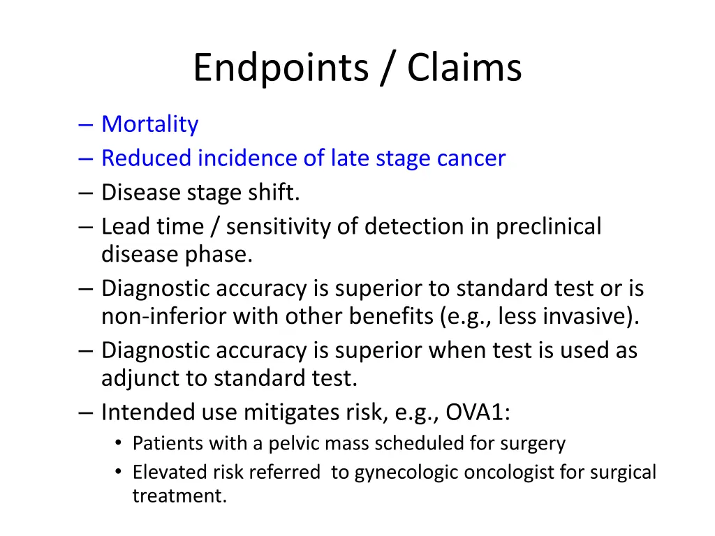 endpoints claims