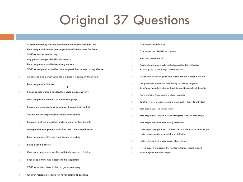 original 37 questions