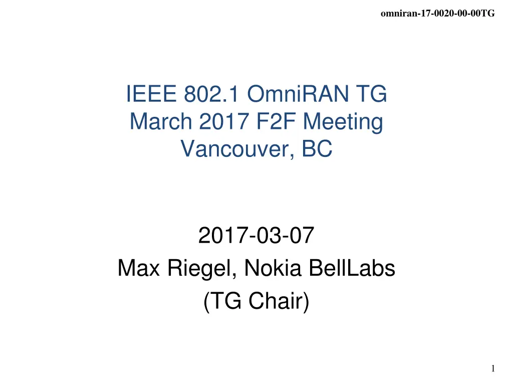 omniran 17 0020 00 00tg