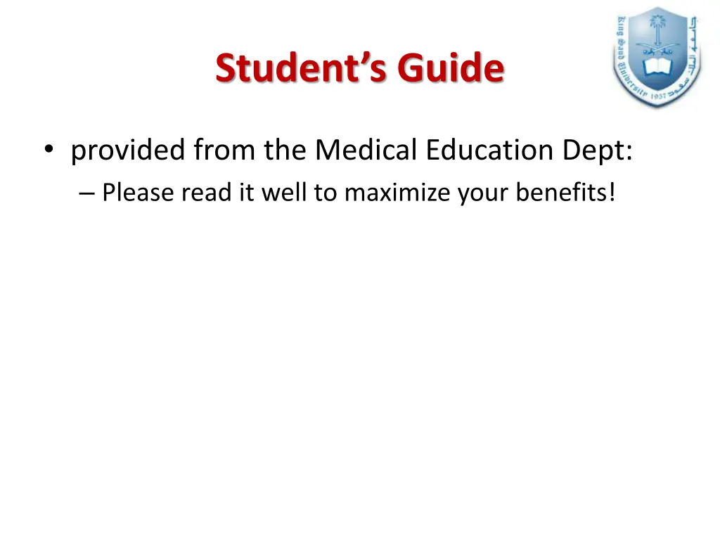 student s guide