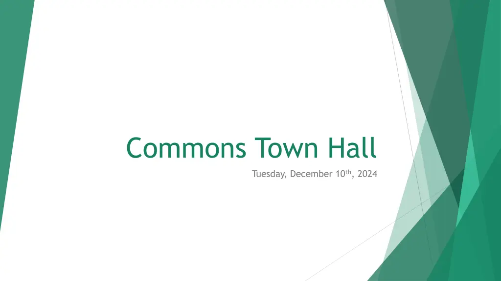 commons town hall