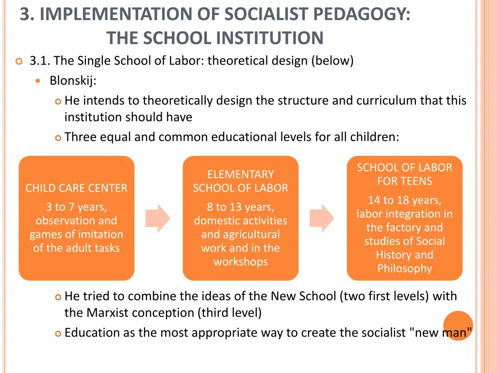 3 implementation of socialist pedagogy the school 2