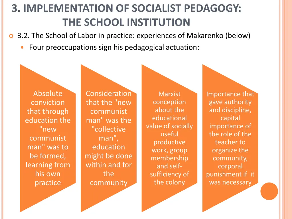 3 implementation of socialist pedagogy the school 4