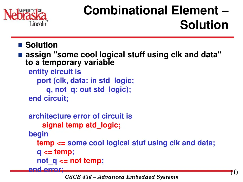 combinational element 1