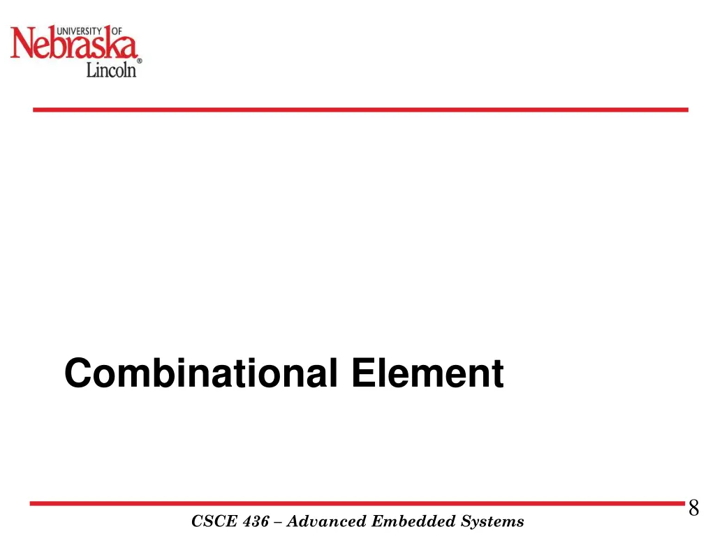 combinational element