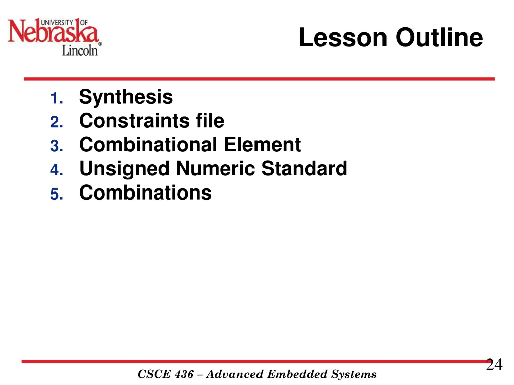 lesson outline 1