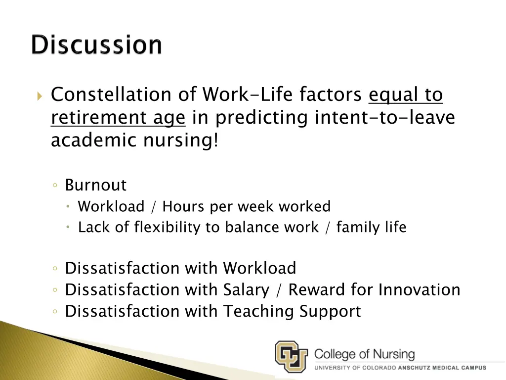 constellation of work life factors equal