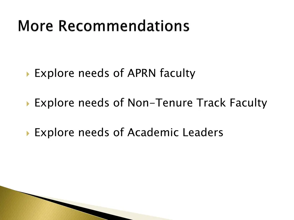 explore needs of aprn faculty