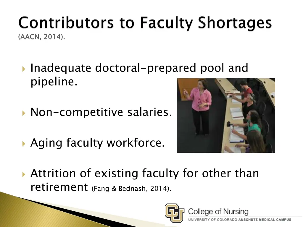 inadequate doctoral prepared pool and pipeline