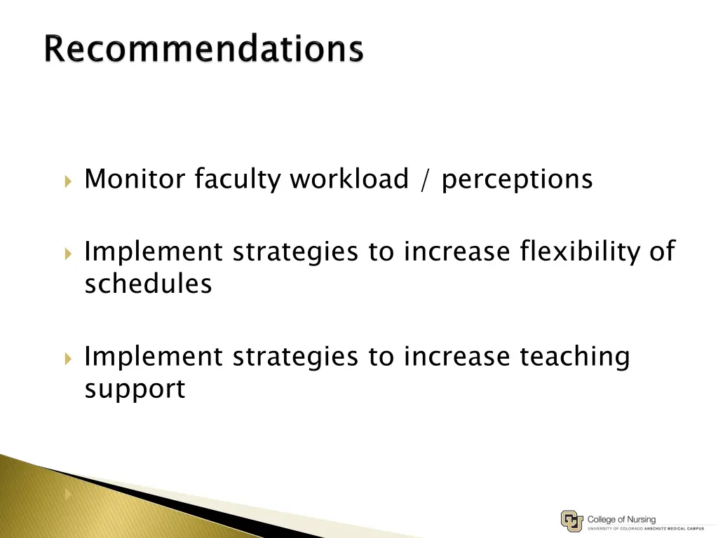 monitor faculty workload perceptions