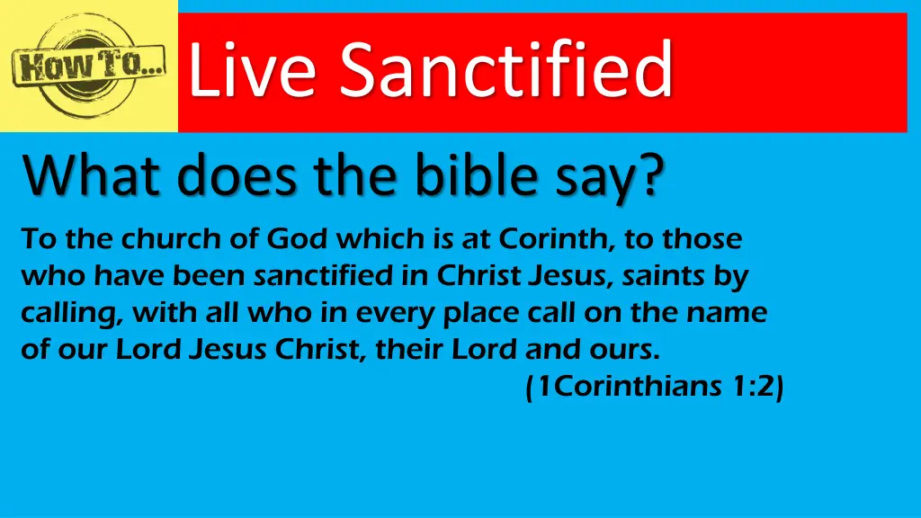 live sanctified 1