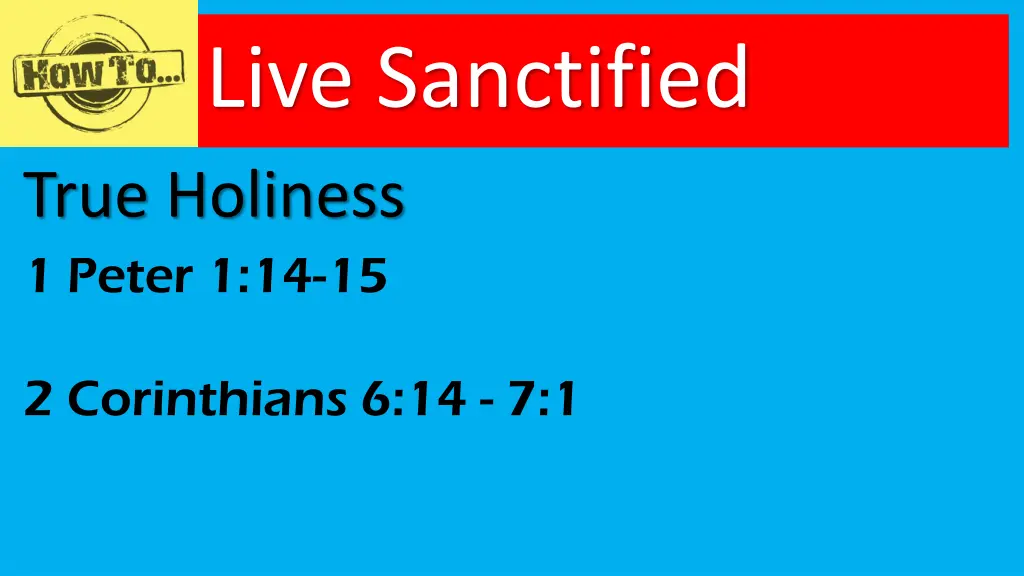 live sanctified 5