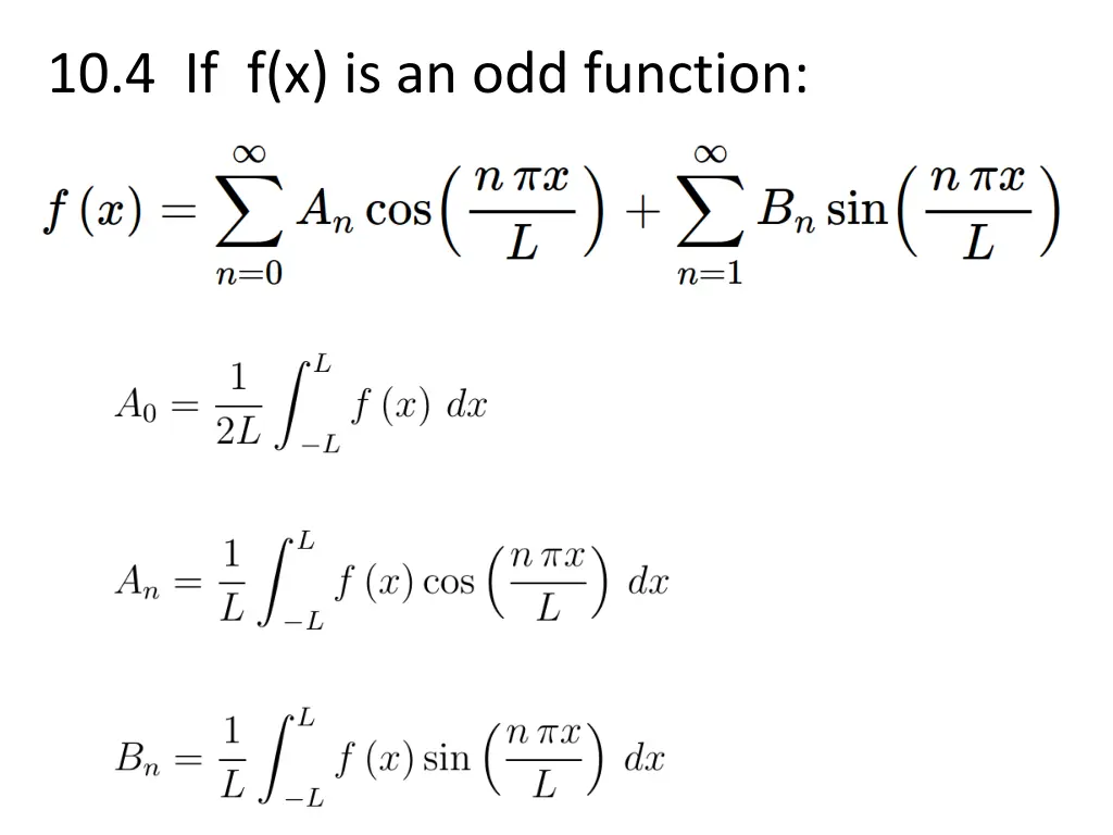 10 4 if f x is an odd function