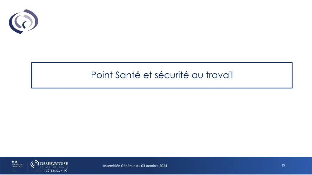 point sant et s curit au travail