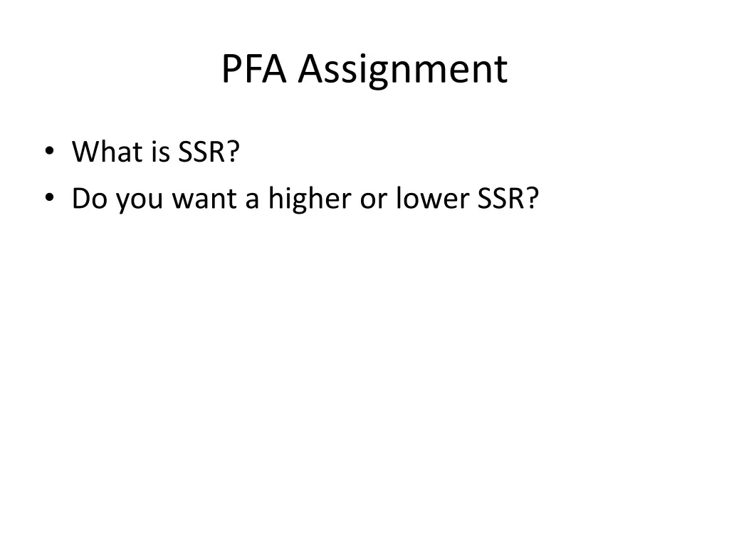 pfa assignment 1