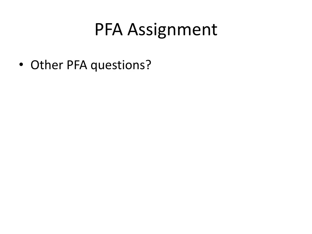 pfa assignment 3