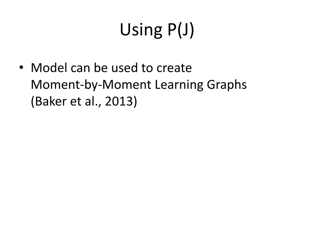 using p j