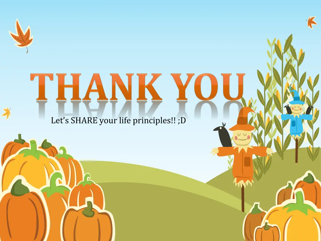 let s share your life principles d