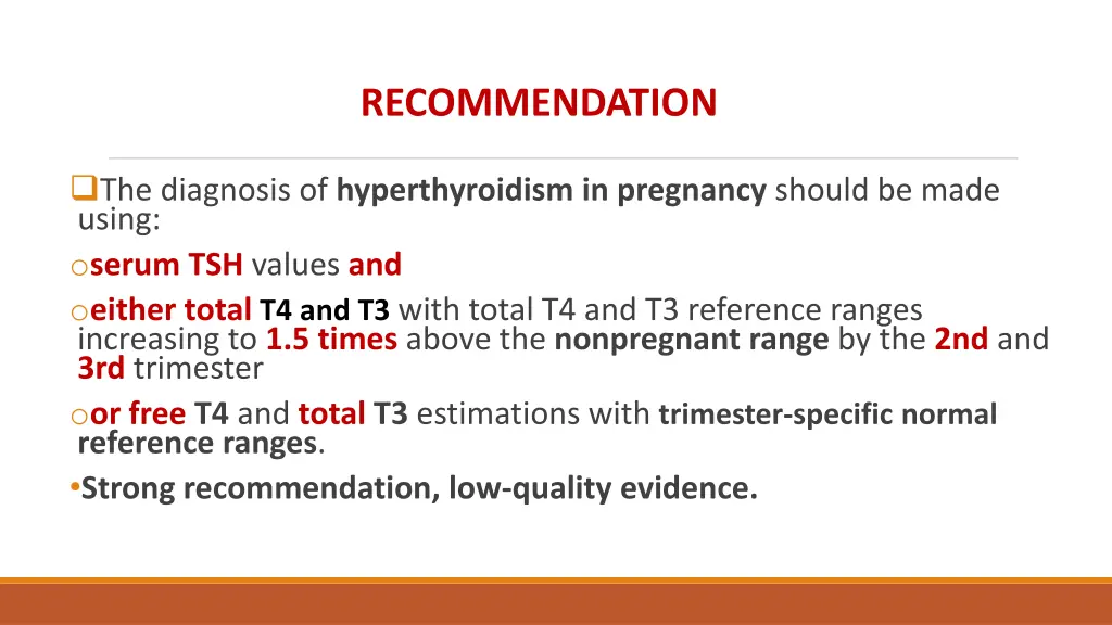 recommendation 5