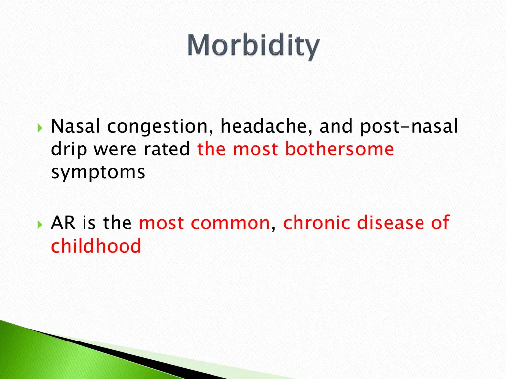 nasal congestion headache and post nasal drip