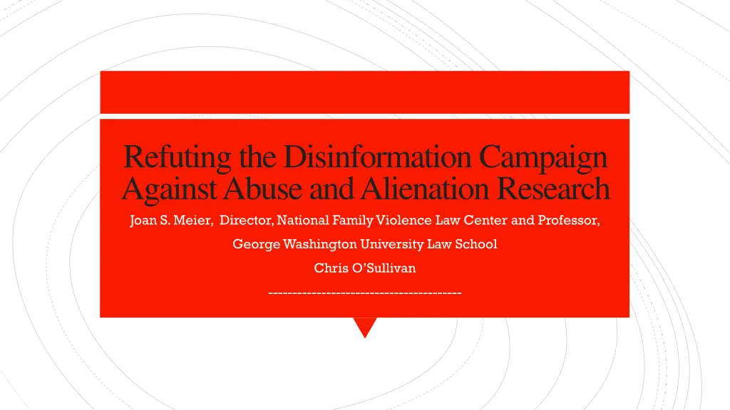 refuting the disinformation campaign against