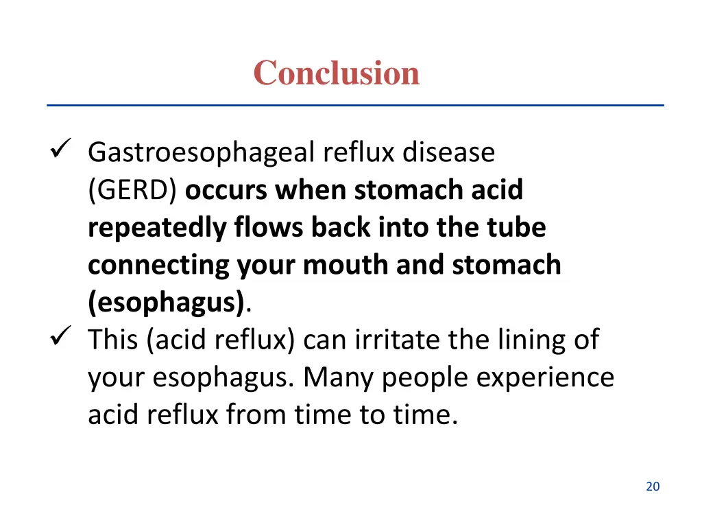 conclusion