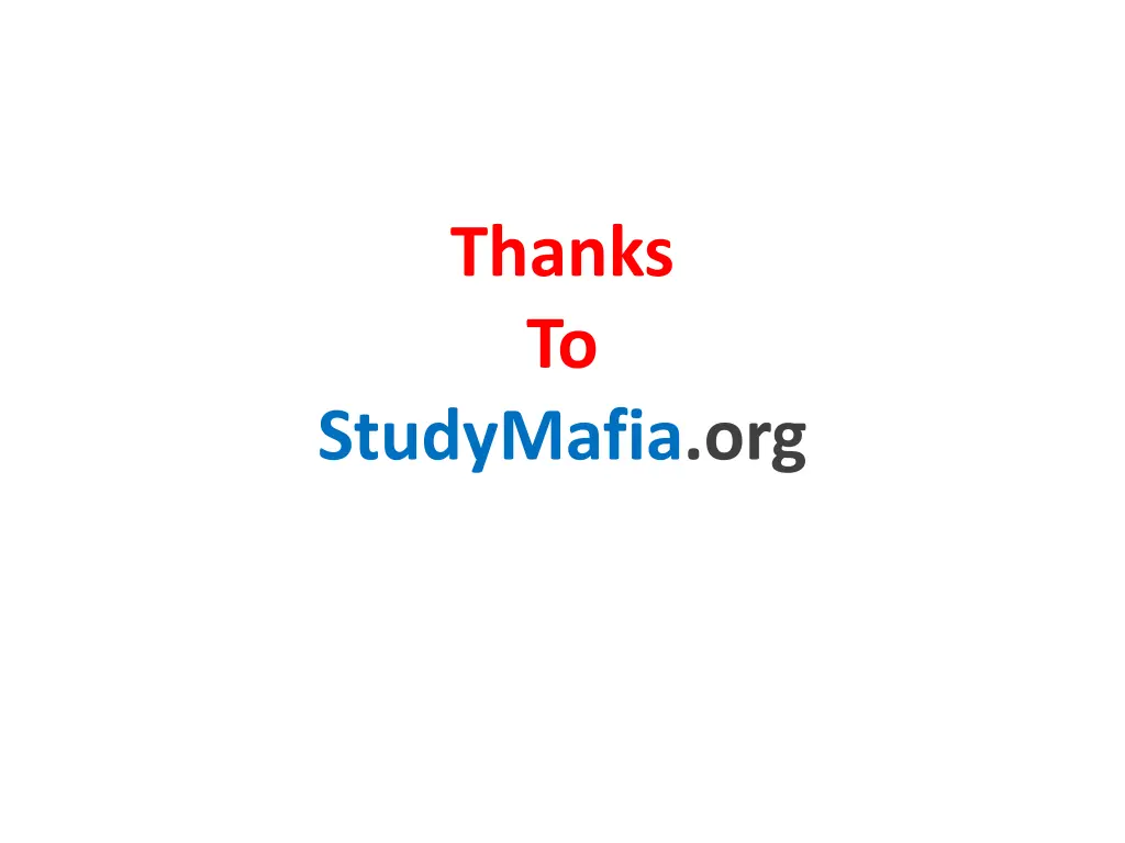 thanks to