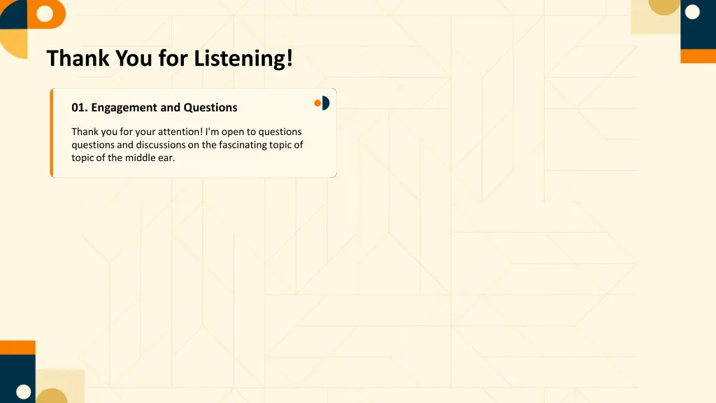 thank you for listening