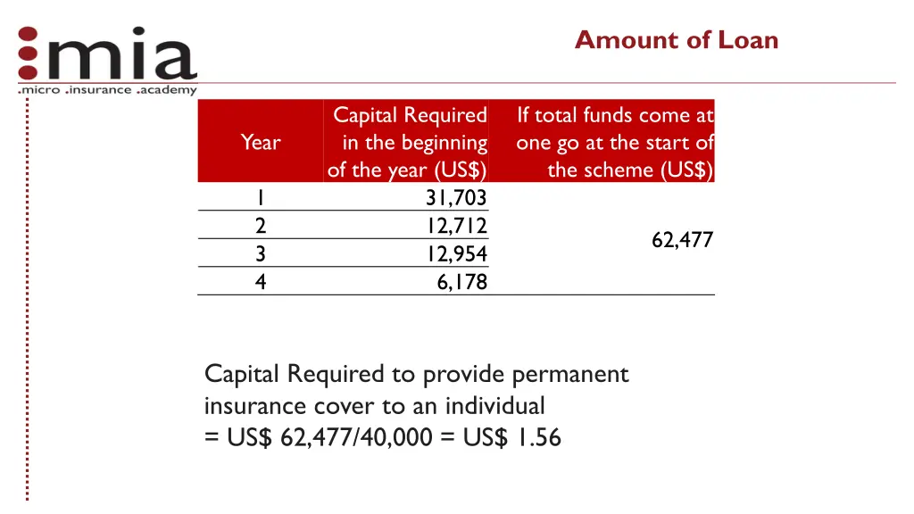 amount of loan