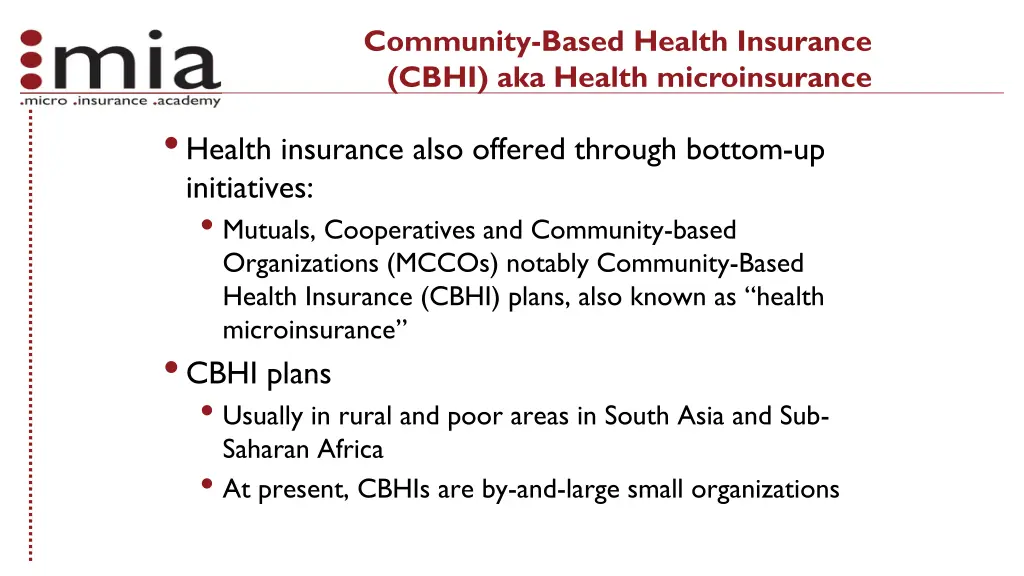community based health insurance cbhi aka health