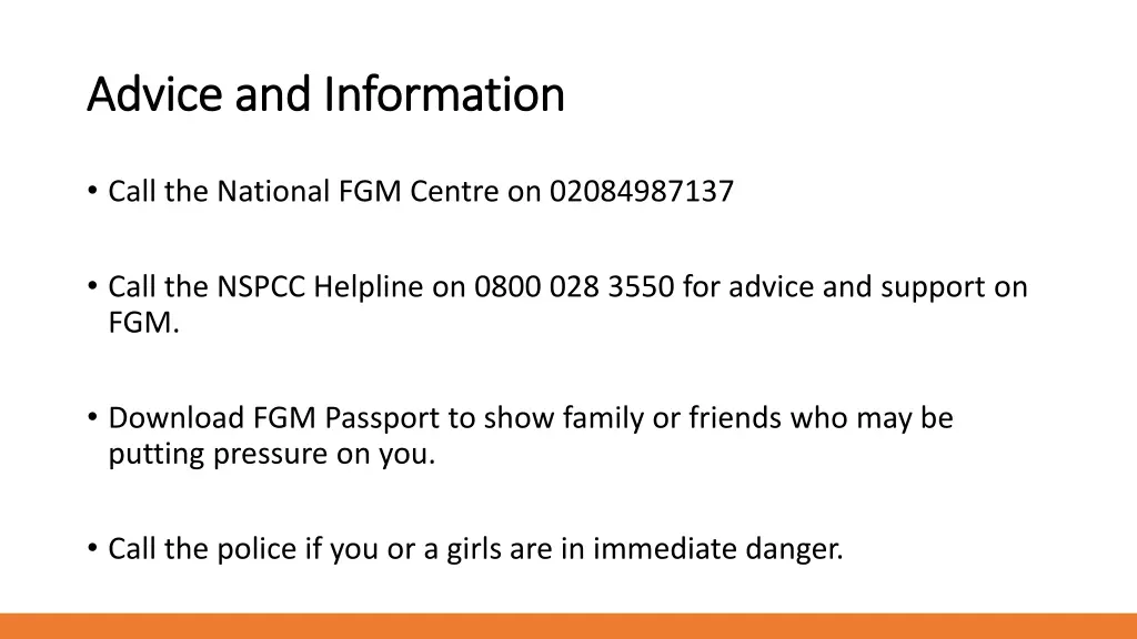 advice and information advice and information