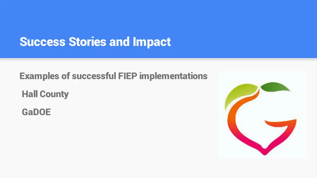 success stories and impact