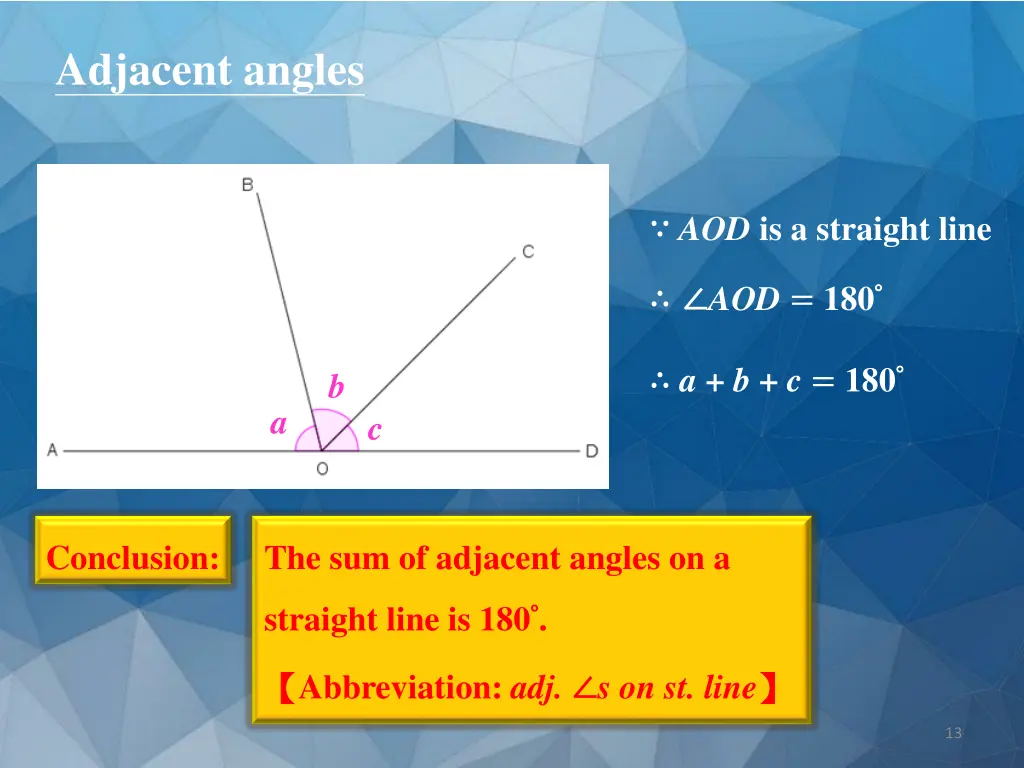 adjacent angles 11